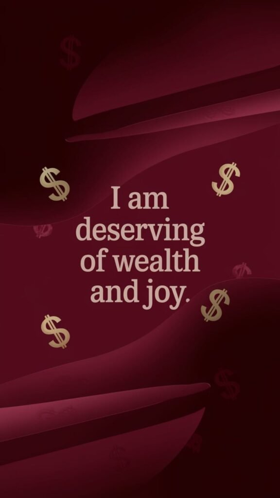 best iphone Positive Affirmation Lockscreen Red