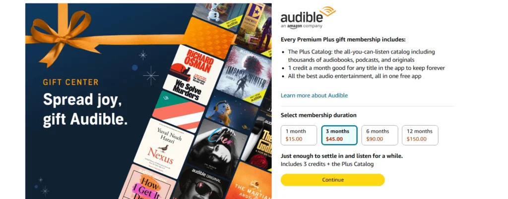 Every Premium Plus gift membership