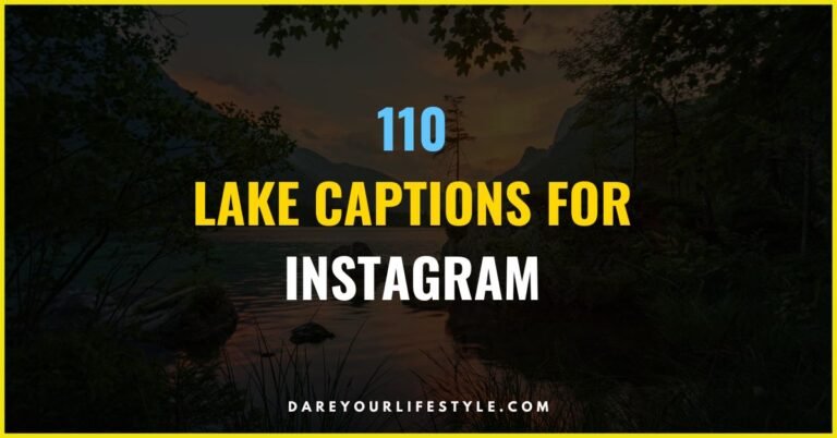 Lake Captions for Instagram